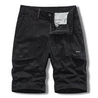 Elastic Men's Solid Color Casual Shorts