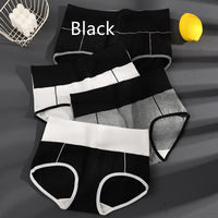 Women's Underwear Plus Size Women's Antibacterial Underwear Silk Crotch Seamless Hip Lifting Belly Contracting Triangle Shorts
