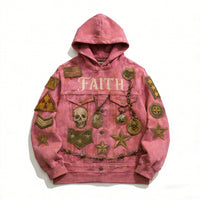 Fashion Casual Printed Polyester Sweater