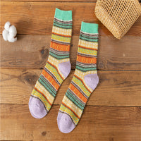 Autumn and Winter Retro National Style Wool Warm Socks