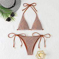 New Sexy Strap Three-point Bikini Split