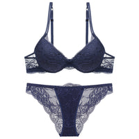 Young Women's Lace Push Up Bra Set