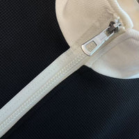Mens Casual Color-block Long-sleeve Stand-collar Jacket And Slim-fit Jogger Pants Set