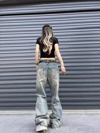 Straight-leg Loose-fit High-street Vibe Long Pants