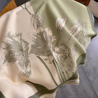 Cape Printing Pattern Tassel Air-conditioned Room Cape Blanket Autumn And Winter