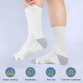 Men's Long Cotton Socks Black And White Autumn And Winter