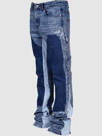 European And American Men's Denim Work Pants