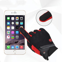 Touch-screen Anti-slip Wear-resistant All-finger Sports Gloves Motorcycle Outdoor