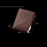 Multifunctional Zipper Business Youth Card Case Student Wallet