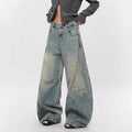 Stylish Loose-fitting Wide-leg Slimming Straight-leg Pants