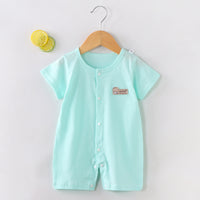 Baby Jumpsuit Short Sleeved Summer Newborn Hoodie