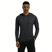 Outdoor Casual Sports Fashion Hooded Long-Sleeve Sweatshirt