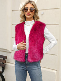 Eco-friendly Faux Fur Vest For Men And Women From Europe And The US