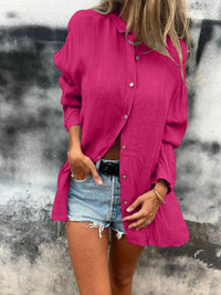 Women's Single Row Multi-buckle Shirt Top
