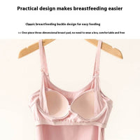 Pregnancy Pregnant Woman Breastfeeding Cotton Camisole With Chest Pad