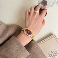 Elegant Big Diamond Watch Women's High-grade Light Luxury