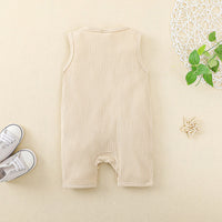 Short Sleeveless Cropped Romper
