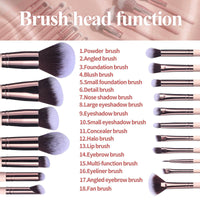 Makeup Brush Suit Practical Rotating Barrel