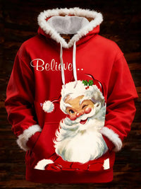 Women's Winter Merry Christmas Hoodie With Pockets