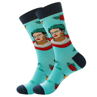 Women's Winter Warm Christmas Print Socks