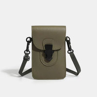 Minimalist Unisex Lock-clasp Crossbody Mini Bag