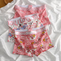 Printing Stylish Cotton Breathable Men's Underwear Cute Cartoon For Teenagers