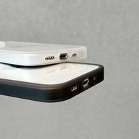 Colorful Frosted Transparent Phone Case