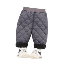 Boys And Girls Three Layers Of Thickened Warm Pants