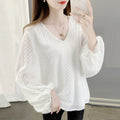 High-end Chiffon Top Fairy Slimming Belly-covering