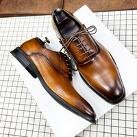 Formal Casual Leather Shoes Korean Fashion Japanese Retro