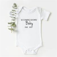 Baby Alphabet Print Newborn White Triangle Bodysuit