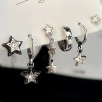 6-Piece Sweet  Cool Butterfly Stud Earring Set