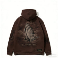 Printed Long-Sleeve Hoodie Casual Mens Sweatshirt