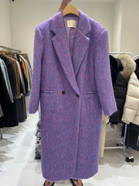 Loose Thick Mid-length High-grade Woolen Coat Women