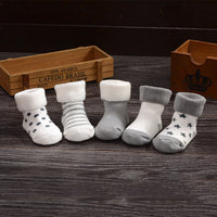 Newborn cotton children's socks terry socks