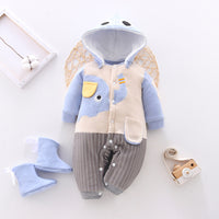 Baby onesies baby clothes autumn and winter thickening