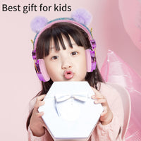 Plush hair ball earphone headset