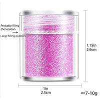 Green Manicure Set 12 Colors Mixed Nail Sequins Glitter Powder Gradient Laser Powder