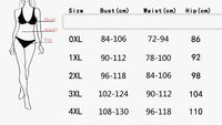 Women's Split Long Sleeve Large Size Printed Fashion Swimsuit