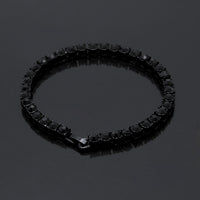 Tin Alloy Gold Color Iced Bracelet Men's Hip Hop Chain Street Rock Jewelry