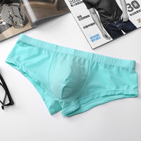 Summer Ice Silk Men's Boxer Briefs