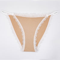 Lace Temptation Sexy Low Waist Thin Strap Girly Panties