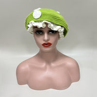Sweet Cute Mushroom Beret Children Hand Crocheted Polka Dot