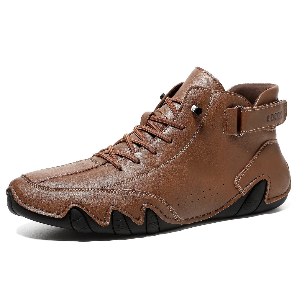 Plus Size Octopus Men's High-top Martin Boots Spring And Summer Men's Casual Ankle Boots TEMU Xi Yin