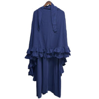 Robe Set Middle Eastern Solid-color Dress Women's Clothing