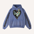Fashion Casual Printed Polyester Sweater