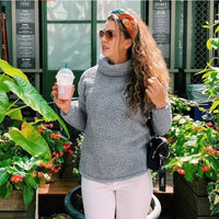 Stylish Loose-fitting Womens Pullover Hoodie Sweatshirt