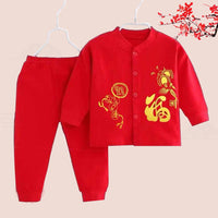 Newborn Full Moon 100 Days Pure Cotton Two Piece Set