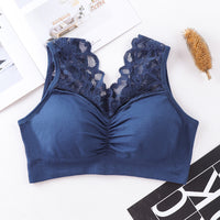 Gathered bra without steel ring