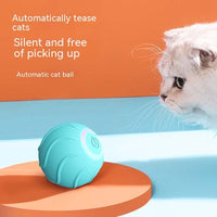 Smart Cat Toys Rolling Ball Pet Cat Owner Interactive Pets Toys Automatic Bouncing Ball USB Self Hi Teasing Kittens Jumping Ball